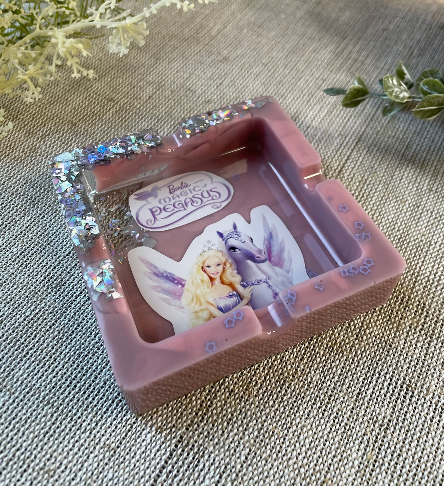 Resin Aschenbecher Barbie Edition
