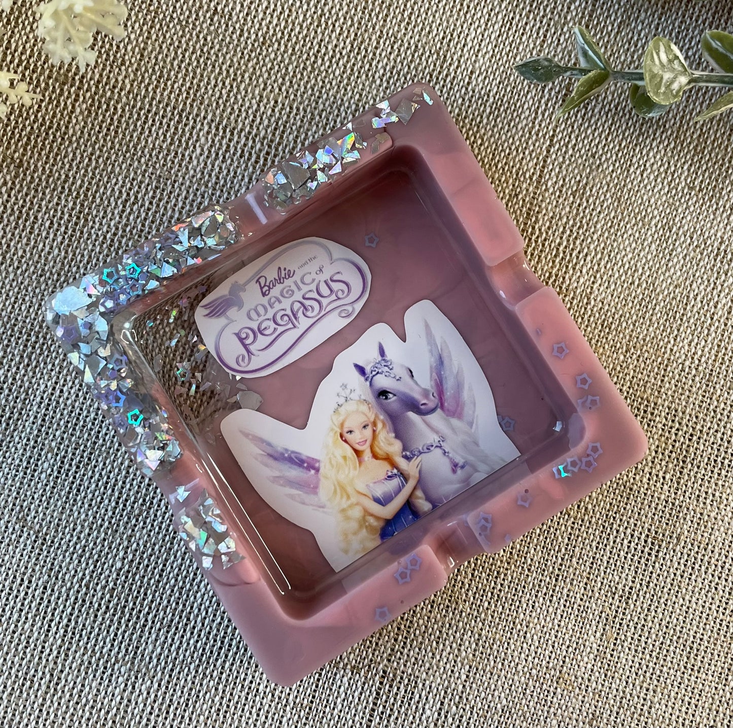 Resin Aschenbecher Barbie Edition