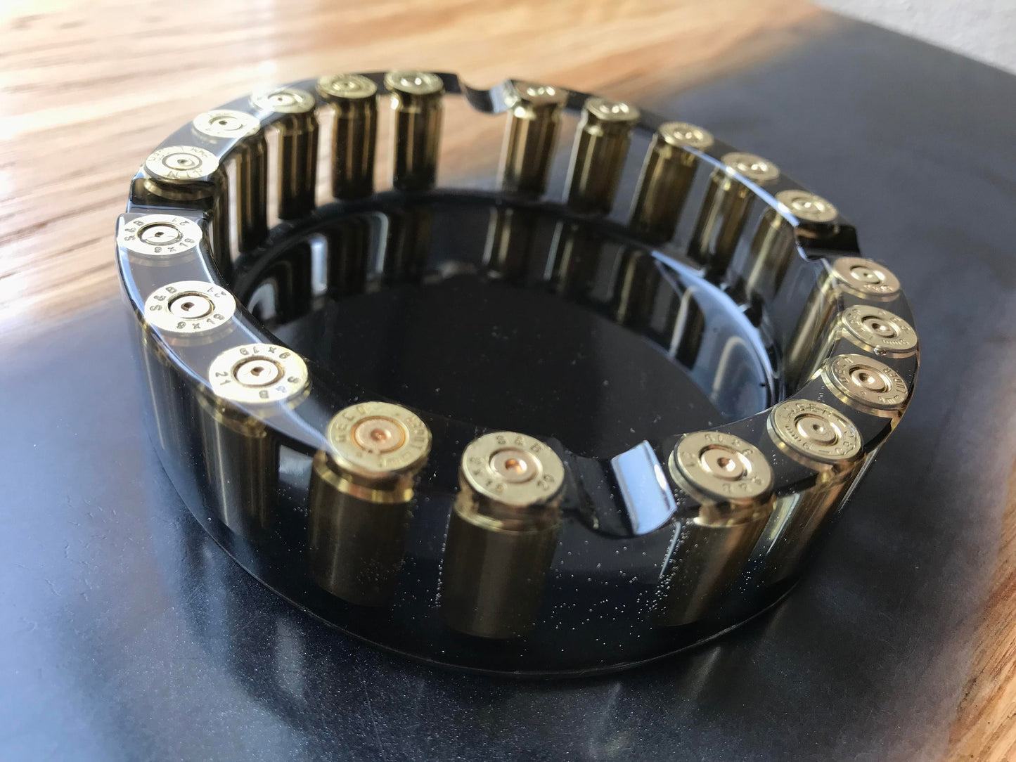 Epoxy Resin Ashtray Father's Day Men Gift Hunter Soldier Army Military Bundeswehr Ammo Bullet Resin Shotgun Cartridge Party Bar