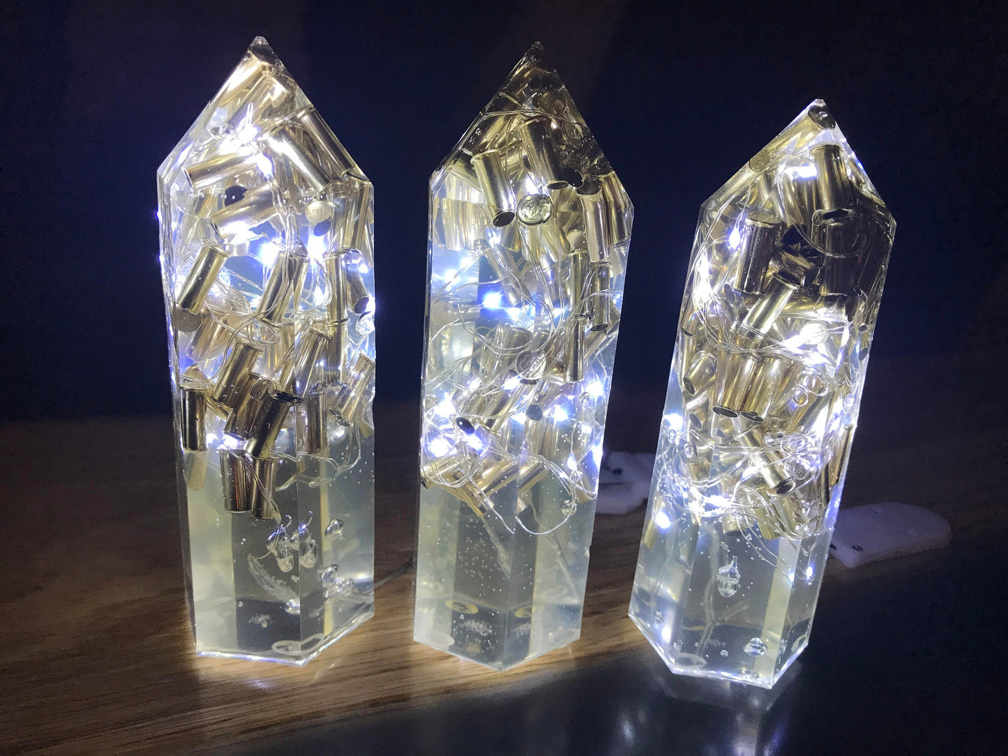 Epoxy Night Light - Gift - LED - Father's Day - Hunters - Men Gift - Cartridges -Military - Bundeswehr - Bedside Lamp - Decoration