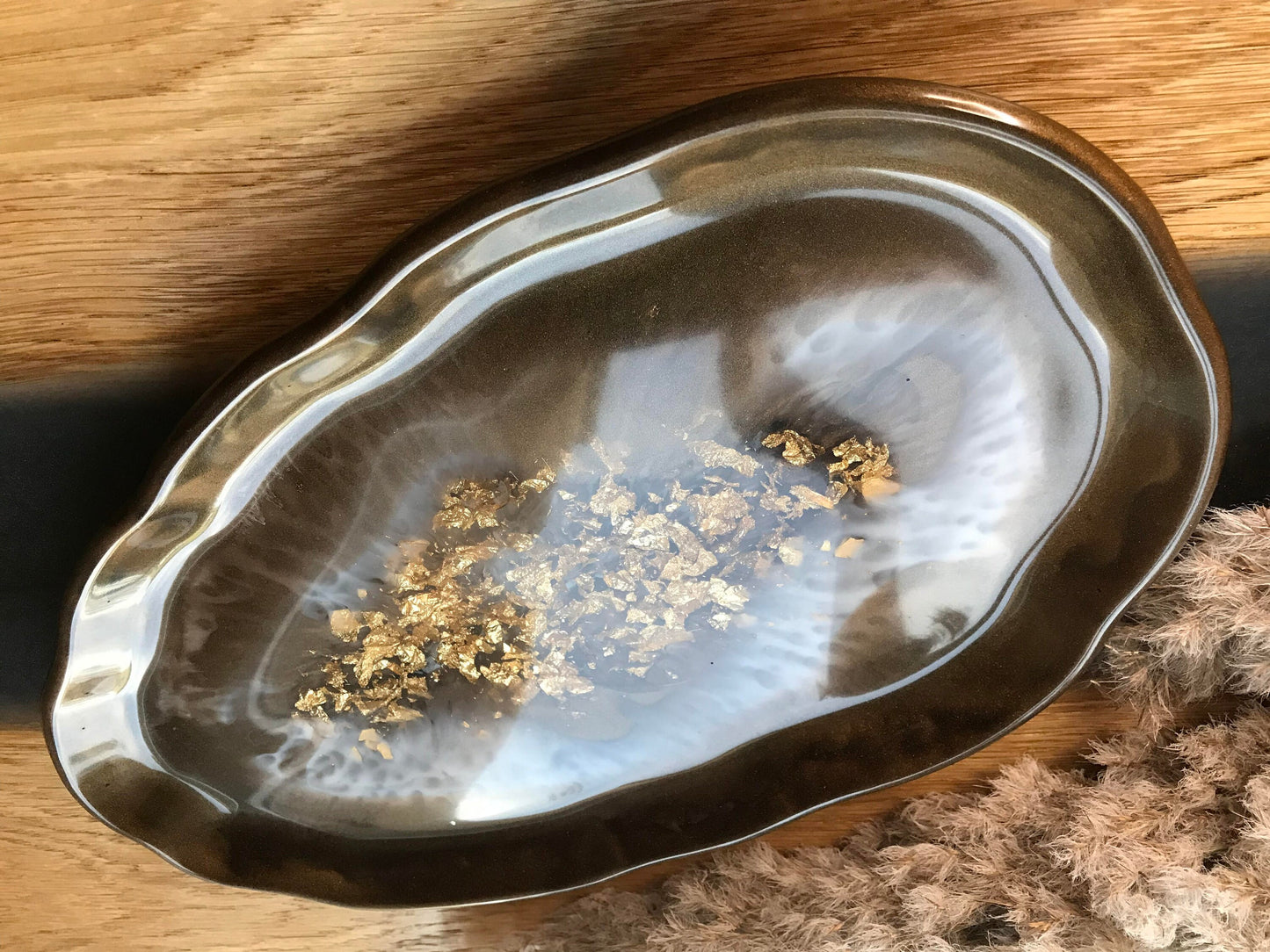 Tablett / Dekortablett / Schmuckschale / Geschenk / Schale / Dekorschale / Epoxidharz / Resin / Hochzeit / Wohndeko / Home / Tischdeko
