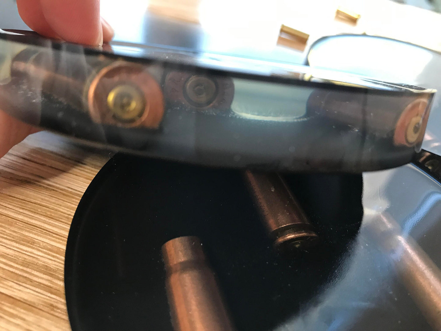 Untersetzer aus Epoxidharz-Männer Geschenk-Jäger-Soldier-Army-Military-Bundeswehr-Ammo-Bullet-Resin-Shotgun-Patronen-Party-Bar-Waffen-Gun