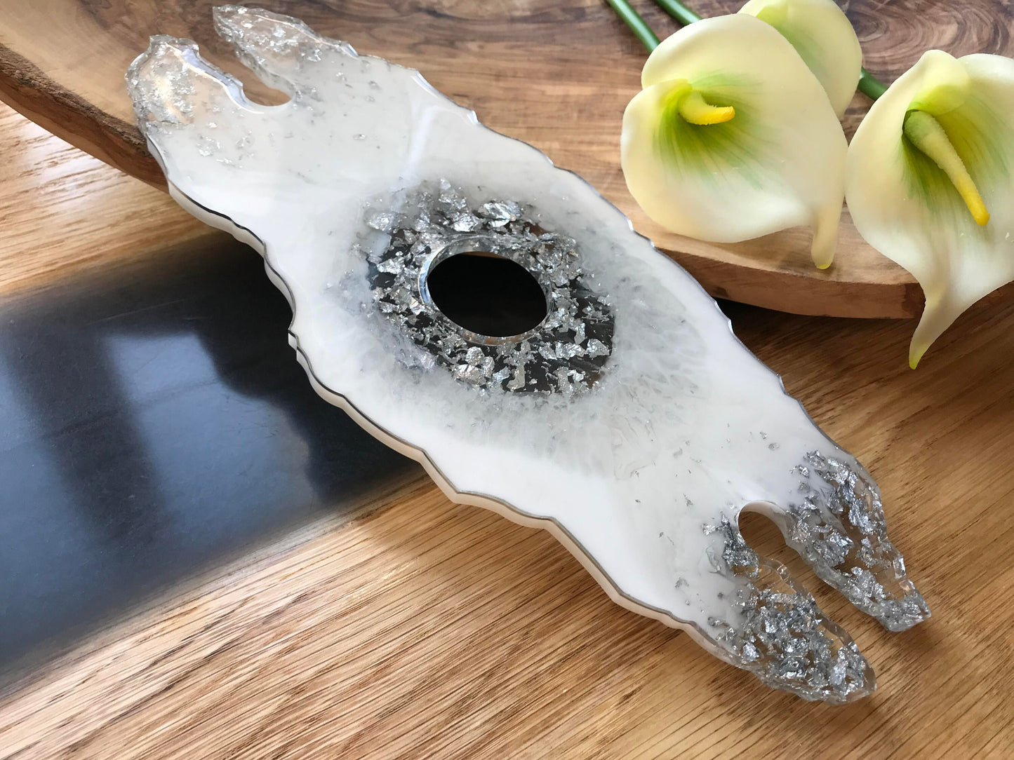 Epoxy Wine Butler-Gifts-Wedding Gifts-Resin Art-Champagne Glass Holder-Wine Glass Holder-Custom-Home Decor-Anniversary Gifts