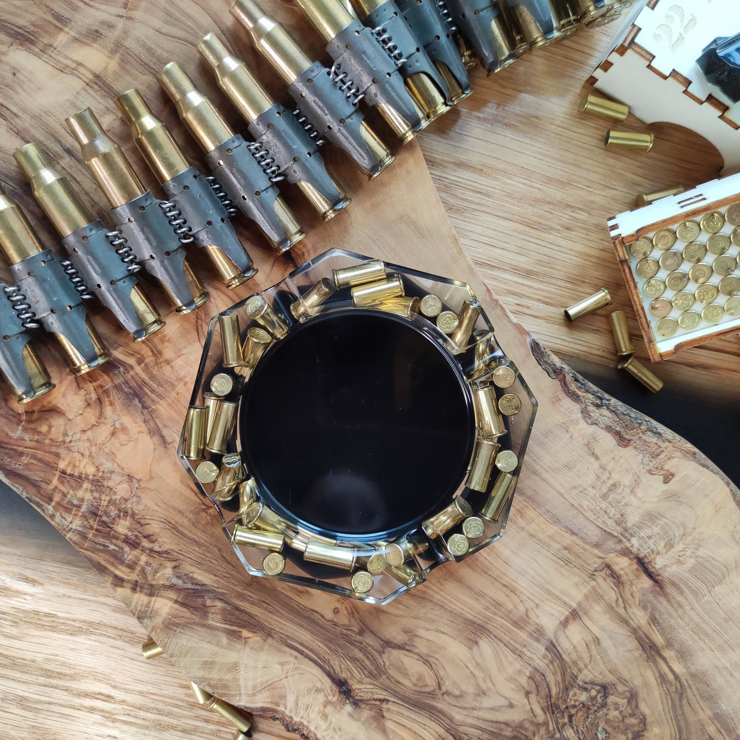 SNIPER Resin Ashtray Father's Day Decoration Men's Gift Bullet Casings Army Military Bundeswehr Ammo Bullet Hunter Soldier Garden Party