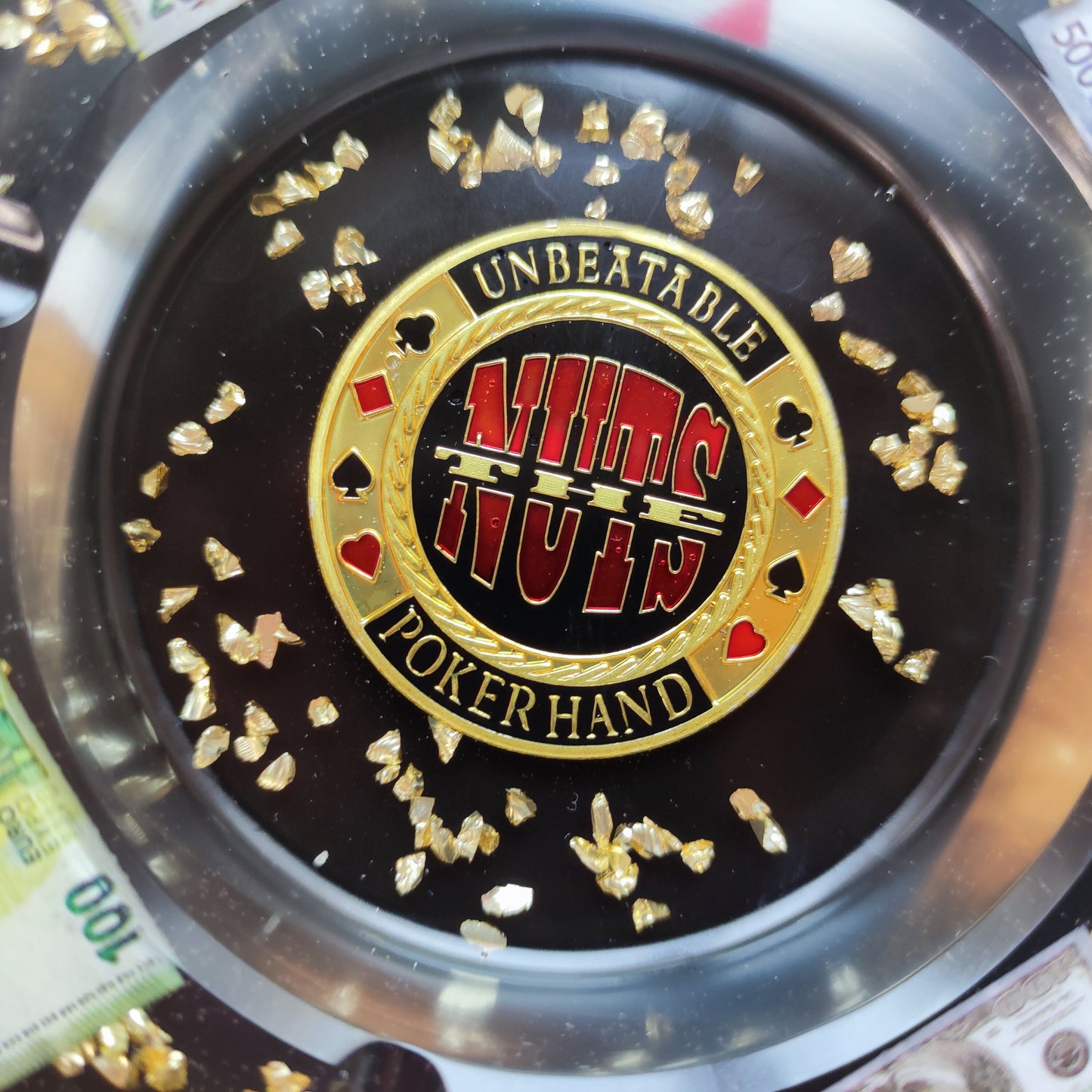 LAS VEGAS 3. Aschenbecher aus Resin-Vatertag-Dekoration-Männer Geschenk