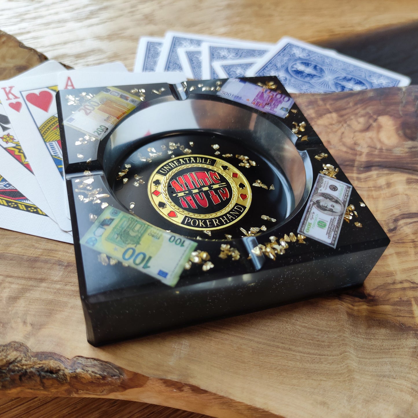 LAS VEGAS 3. Aschenbecher aus Resin-Vatertag-Dekoration-Männer Geschenk