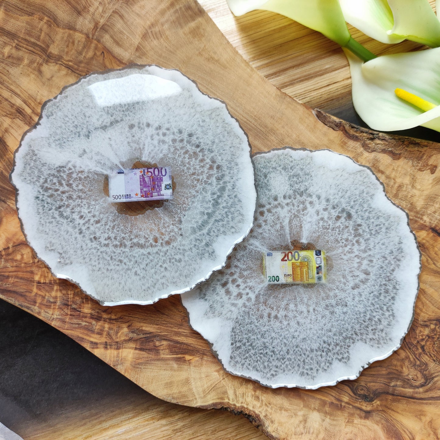 Untersetzer aus Epoxidharz-Resinart-Resin Coasters