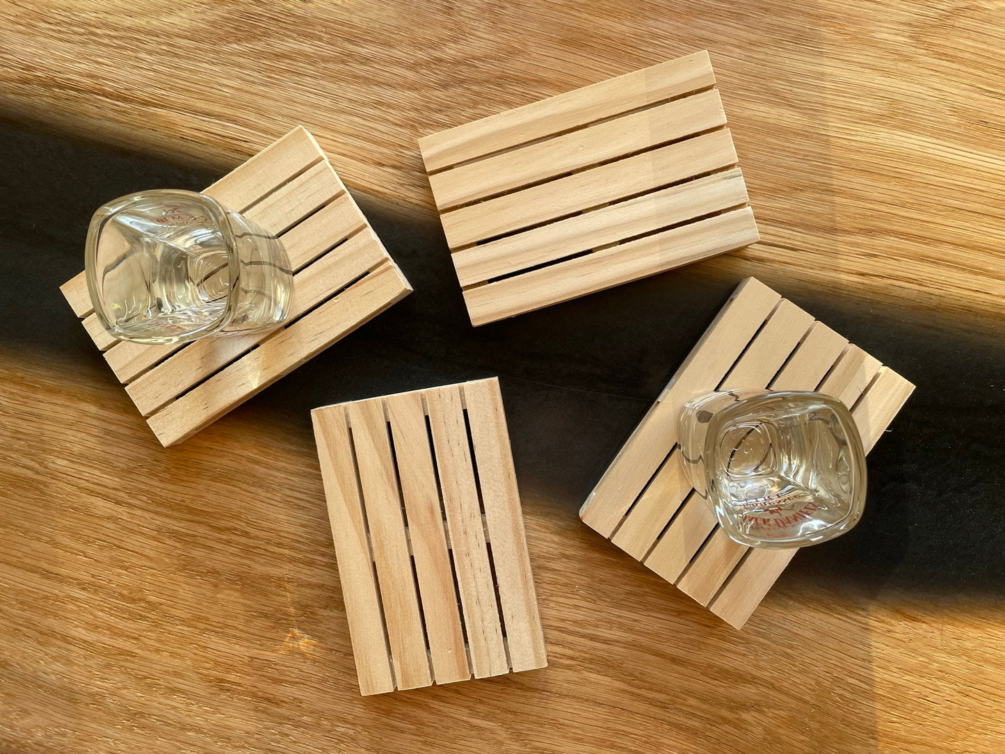 Paletten Untersetzer aus Holz