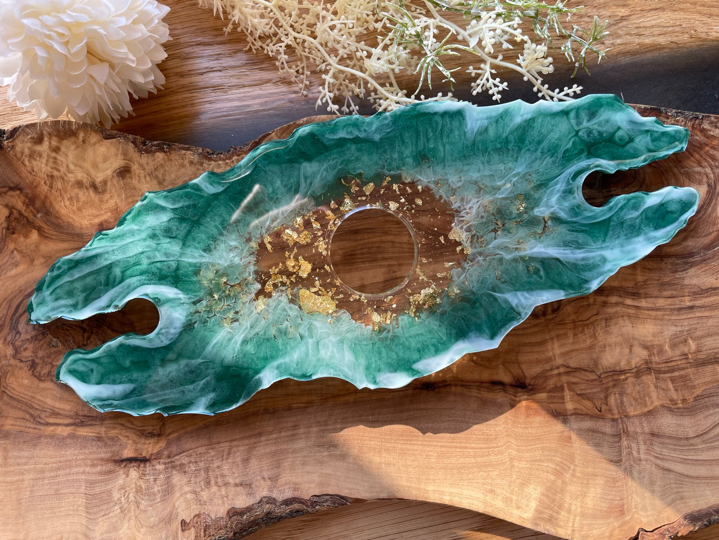 Epoxy resin wine butler-gift-wedding gift-resin art-champagne glass holder-wine glass holder-custom home decor-anniversary gifts