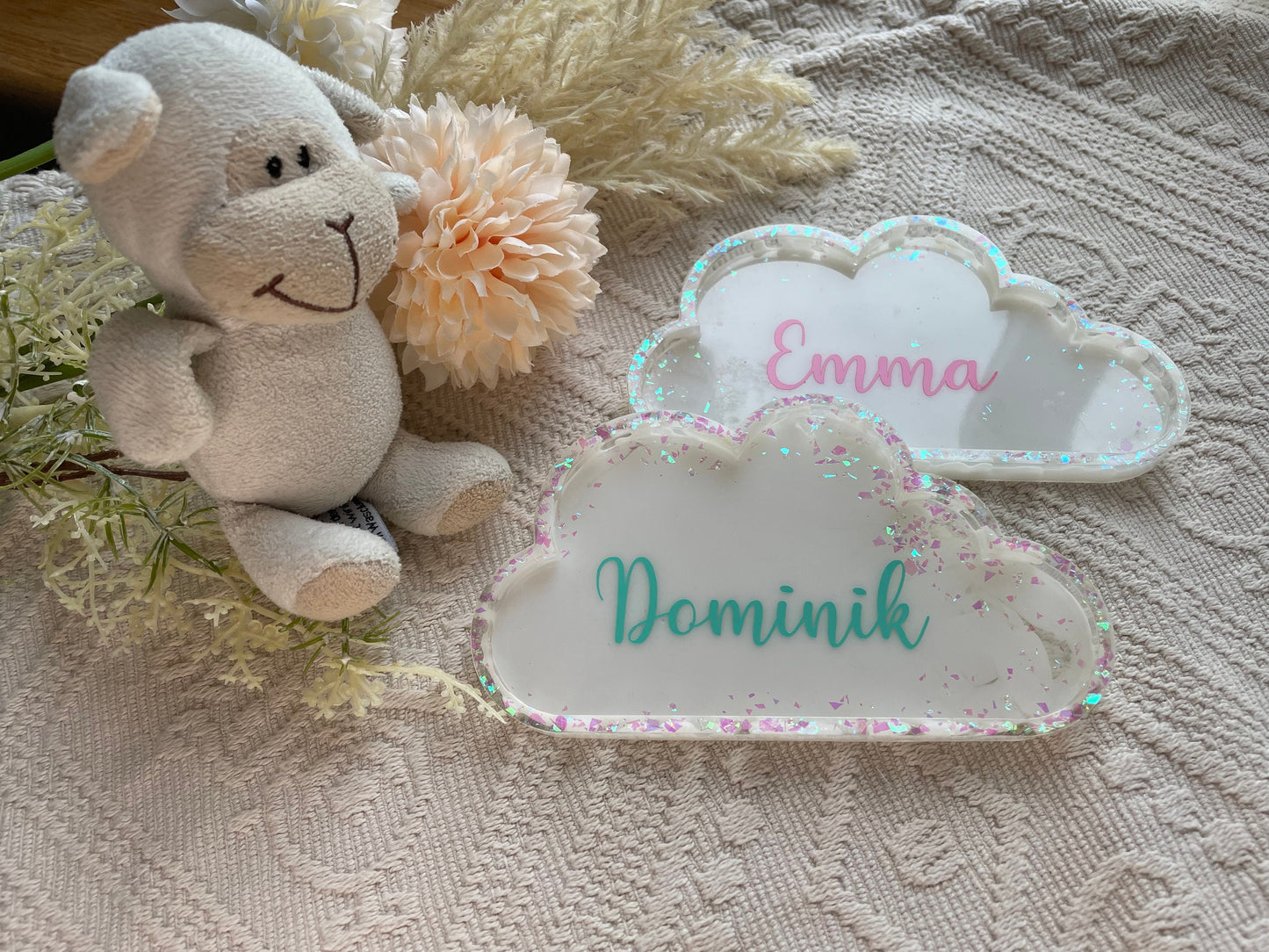 Personalisierter Untersetzer - Geschenk - Taufe - Hochzeit - Geburtstag - Tischkarte - Resin - Coaster - Wedding - JubilÀum - Brautparty