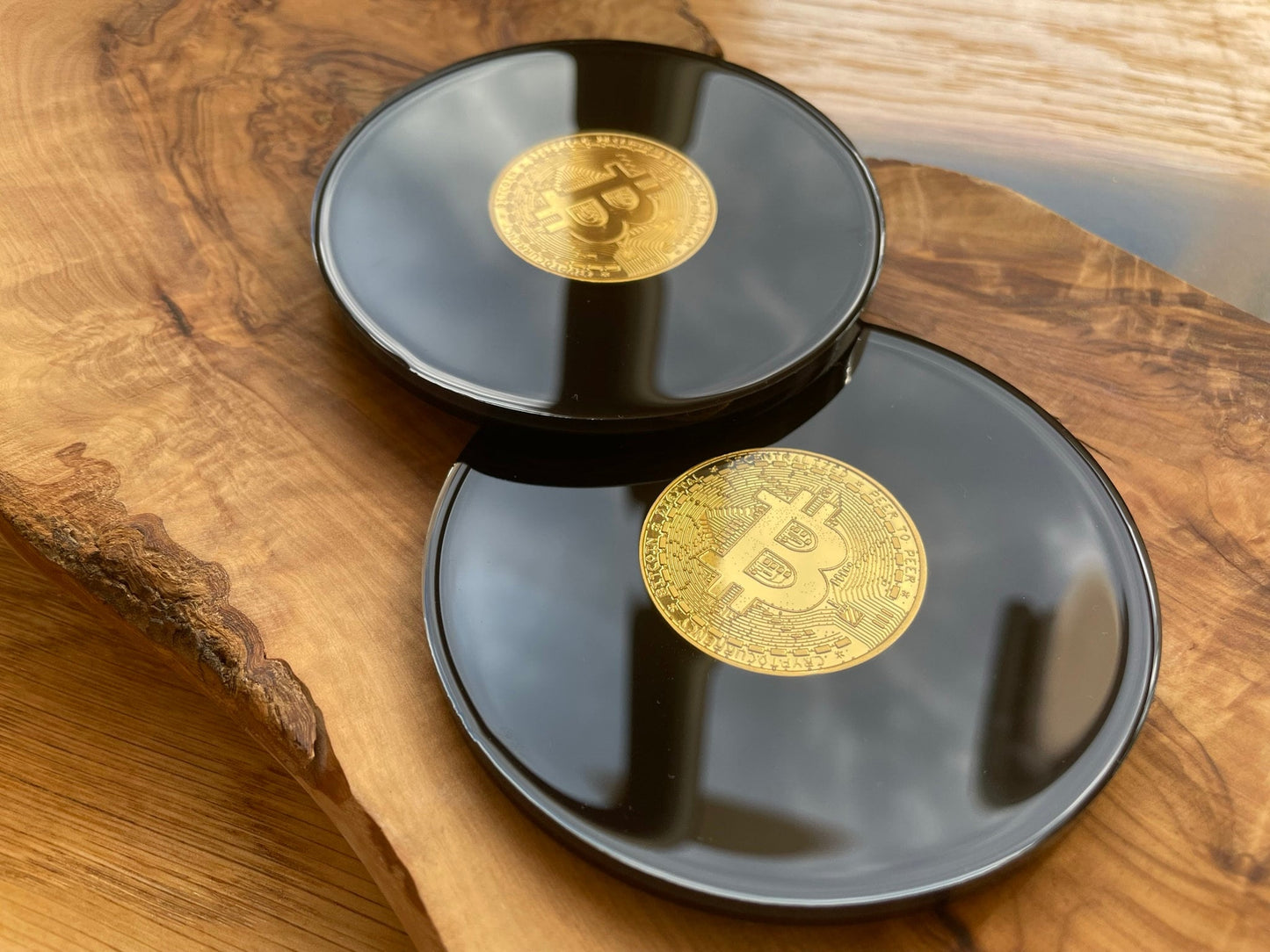 Bitcoin-Shiba Untersetzer aus Resin-Stocks-Resin-Krypto-Money-Home-Coaster-Forex-Bar-Crypto-Trading-Kurs-Börse-Resin-Dollar-Bulle-Geschenk