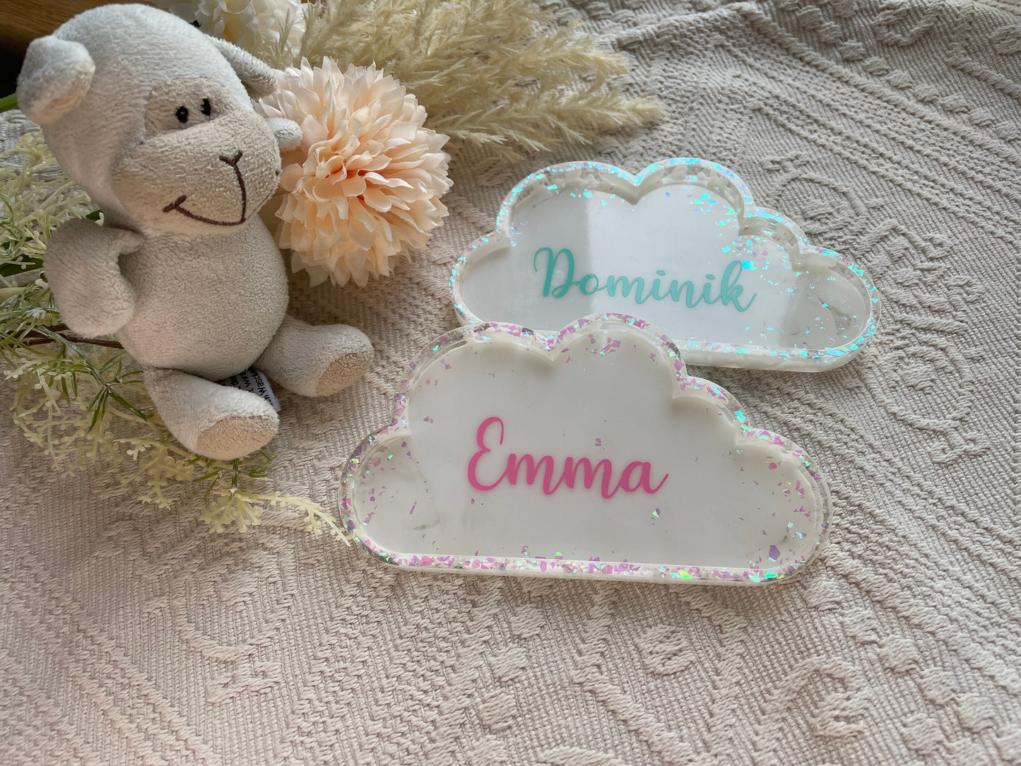 Personalisierter Untersetzer - Geschenk - Taufe - Hochzeit - Geburtstag - Tischkarte - Resin - Coaster - Wedding - JubilÀum - Brautparty