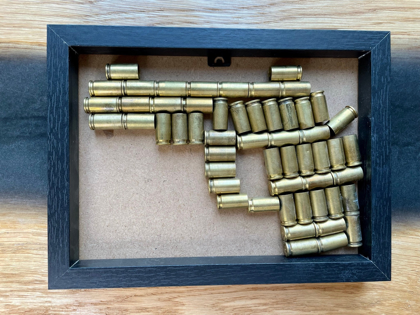 Wandbild aus Hülsen