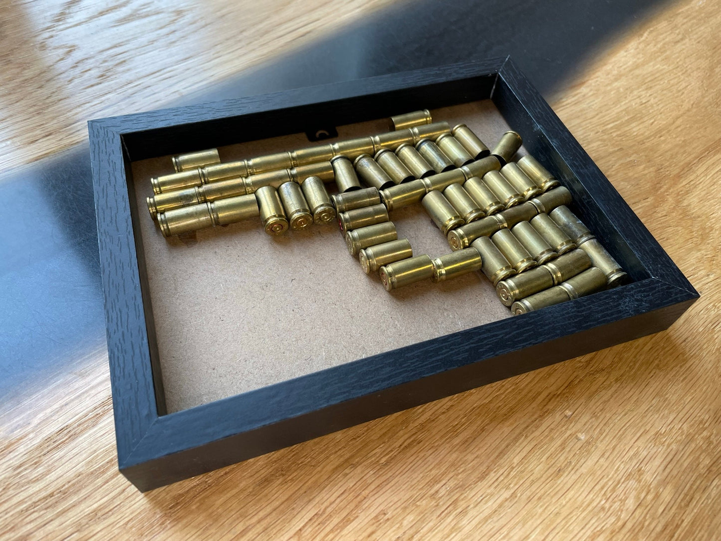 Wandbild aus Hülsen