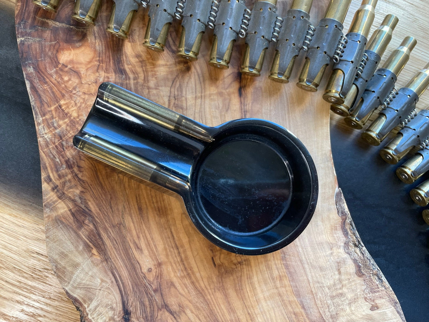 ASCHENBECHER aus Resin-Vatertag-Dekoration-Männer Geschenk-Patronenhülsen-Army-Military-Bundeswehr-Ammo-Bullet-Jäger-Soldier-Party