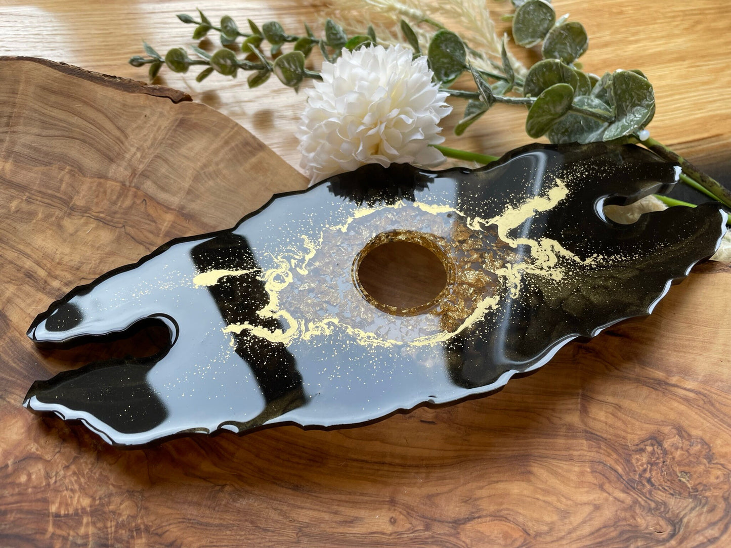 Glass Holder / Resin Art / Gift / Champagne Glass Holder / Wine / Epoxy Resin / Wine Butler / Wedding / Decoration / Wedding Gift