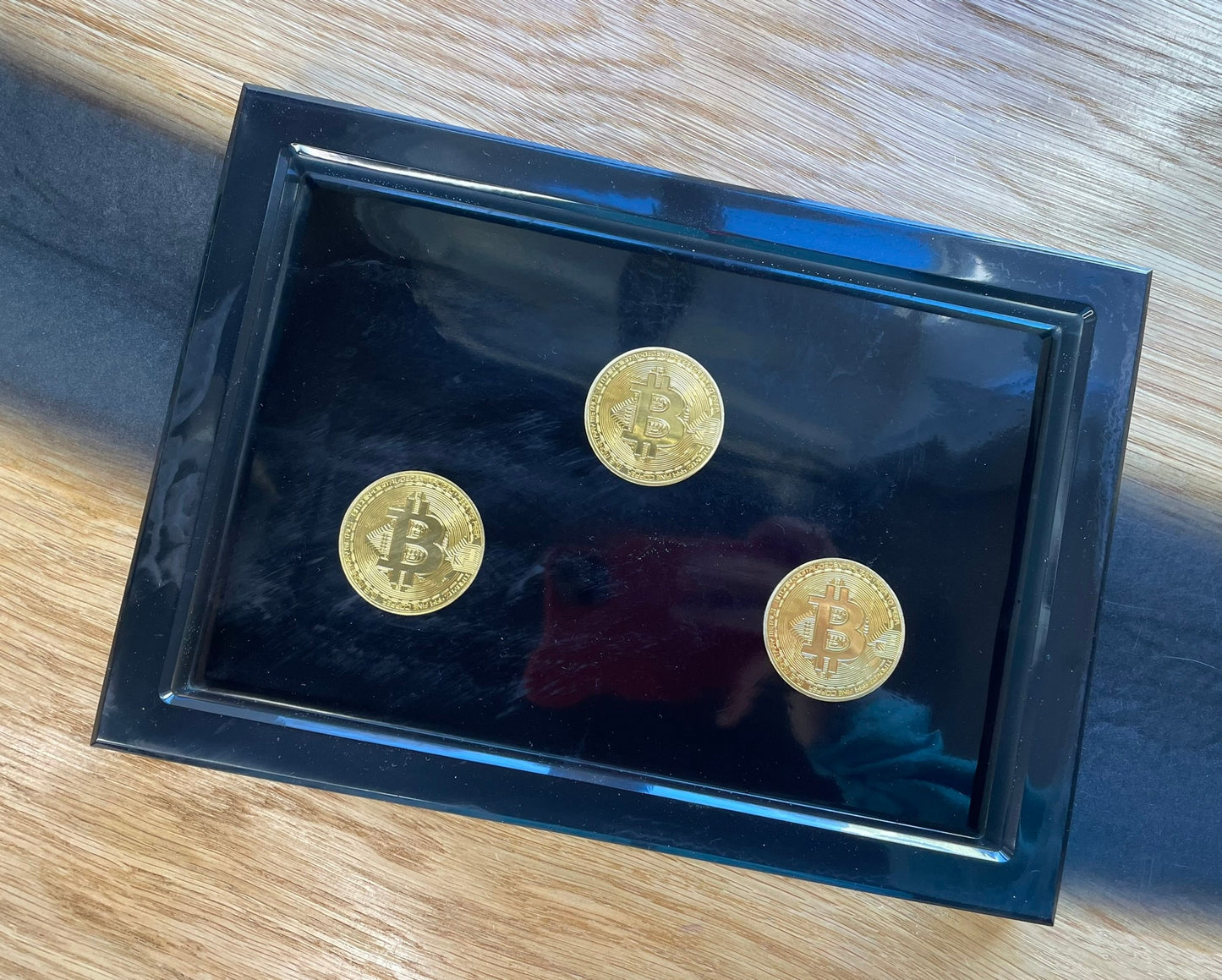 Bitcoin Tablett-BTC-Stocks-Epoxid-Krypto-Money-Home-Coaster-Forex-Bar-Crypto-Trading-Kurs-Börse-Resin-Dollar-Bulle-Individuell-Geschenk-Home