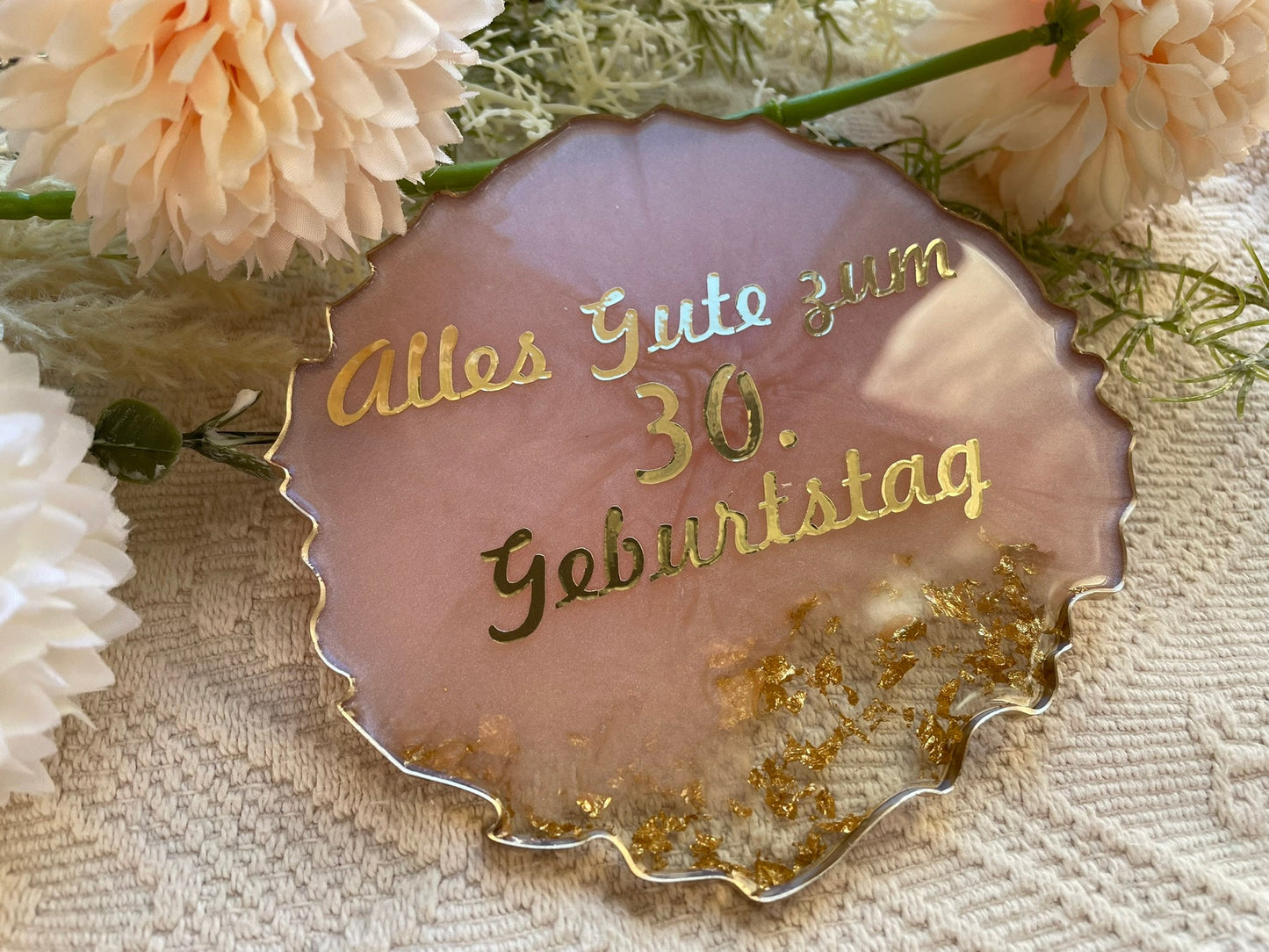 B-WARE Untersetzer aus Epoxidharz-Resinart-Resin Coasters