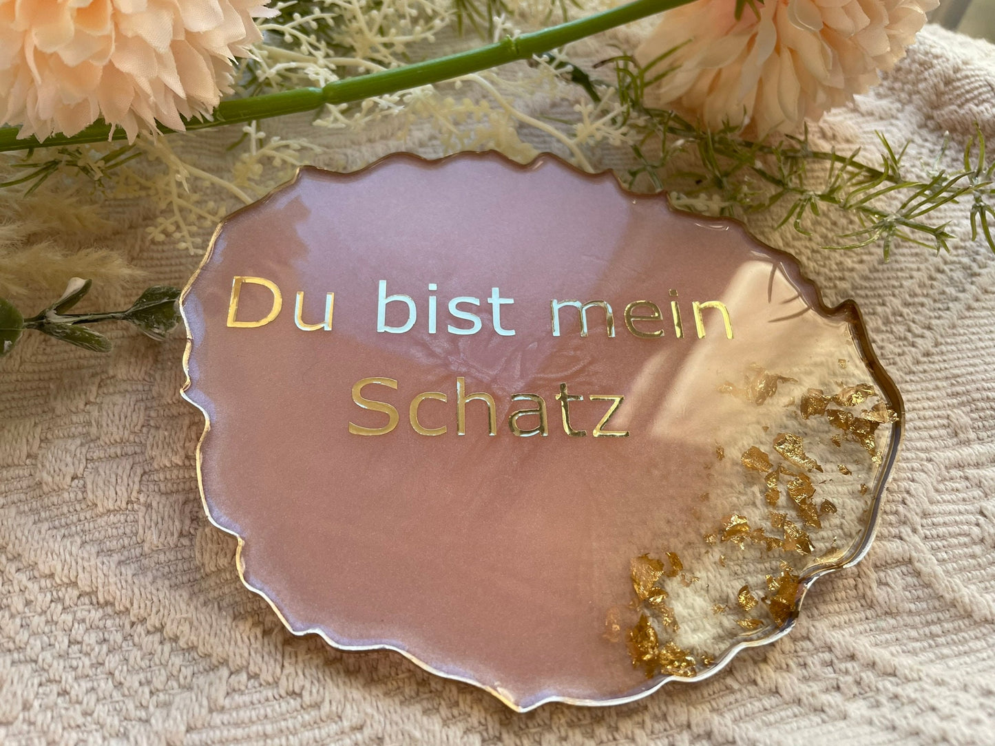 B-WARE Untersetzer aus Epoxidharz-Resinart-Resin Coasters