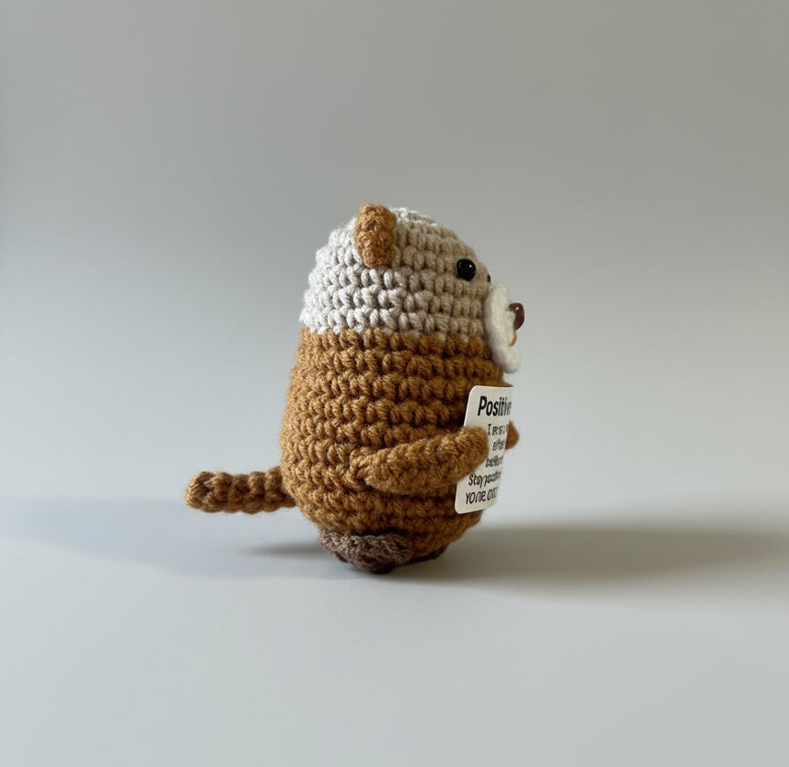 Positive Otter von der Seite fotografiert