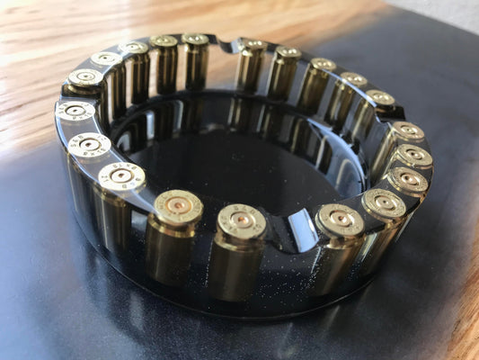 Epoxy Resin Ashtray Father's Day Men Gift Hunter Soldier Army Military Bundeswehr Ammo Bullet Resin Shotgun Cartridge Party Bar