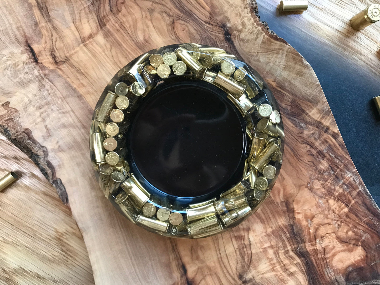 GOLD EYE Resin Ashtray Father's Day Decoration Men's Gift Bullet Casings Army Military Bundeswehr Ammo Bullet Hunter Soldier