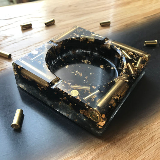 Ashtray - gift for women - gift for men - military - army - cartridges - hunter - soldier - garden - party