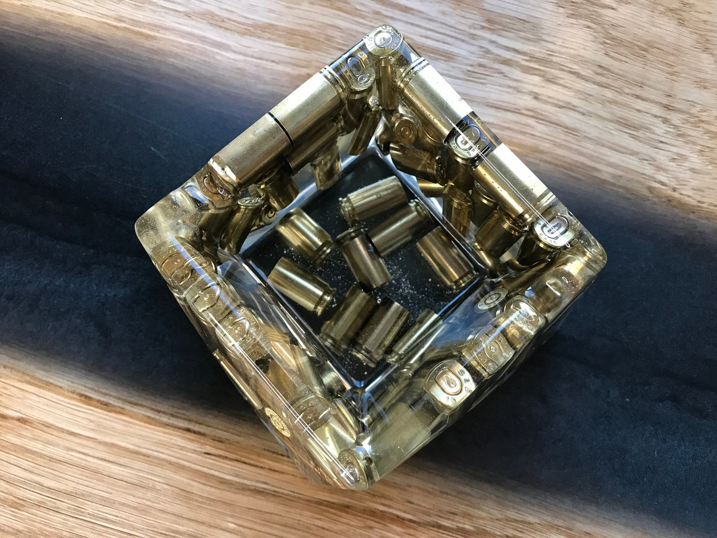 9mm Resin Ashtray Father's Day Decoration Men's Gift Bullet Casings Army Military Bundeswehr Ammo Bullet Hunter Soldier Garden