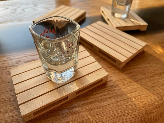 Paletten Untersetzer aus Holz