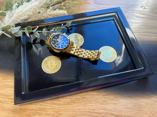 Bitcoin Tablett-BTC-Stocks-Epoxid-Krypto-Money-Home-Coaster-Forex-Bar-Crypto-Trading-Kurs-Börse-Resin-Dollar-Bulle-Individuell-Geschenk-Home