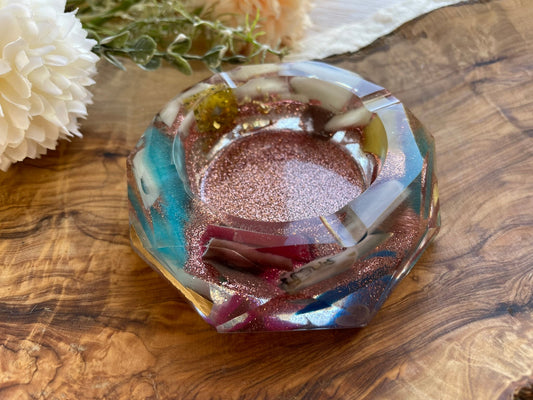 Aschenbecher aus Resin - Dekoration - Geschenk - Garten - Party